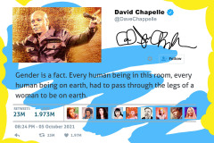 Famous Tweets In History - Dave Chappelle - Gender Is A Fact