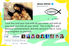 Famous Tweets - Jesus - Greatest Commandment