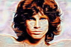 Jim Morrison Portrait - Ocean God