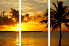 Keys Sunset I Triptych