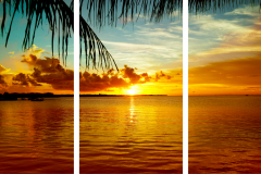 Keys Sunset II Triptych